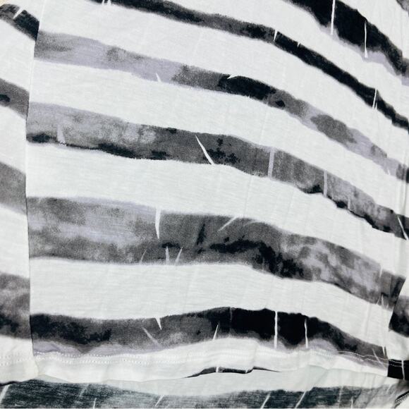 MNG Mango Basics Black Striped Monochrome White Oversized Tank Top XS/S NWT - Picture 3 of 6